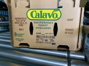 Calavo Growers Produce Case Coded by L-Series Printer