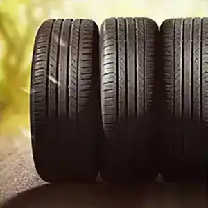 3 tires in a field