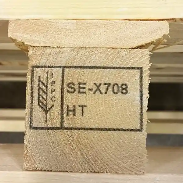 Regulatory mark on stick lumber with high-resolution marking system