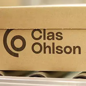 Clas Ohlson label on box