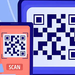 QR code and scanner