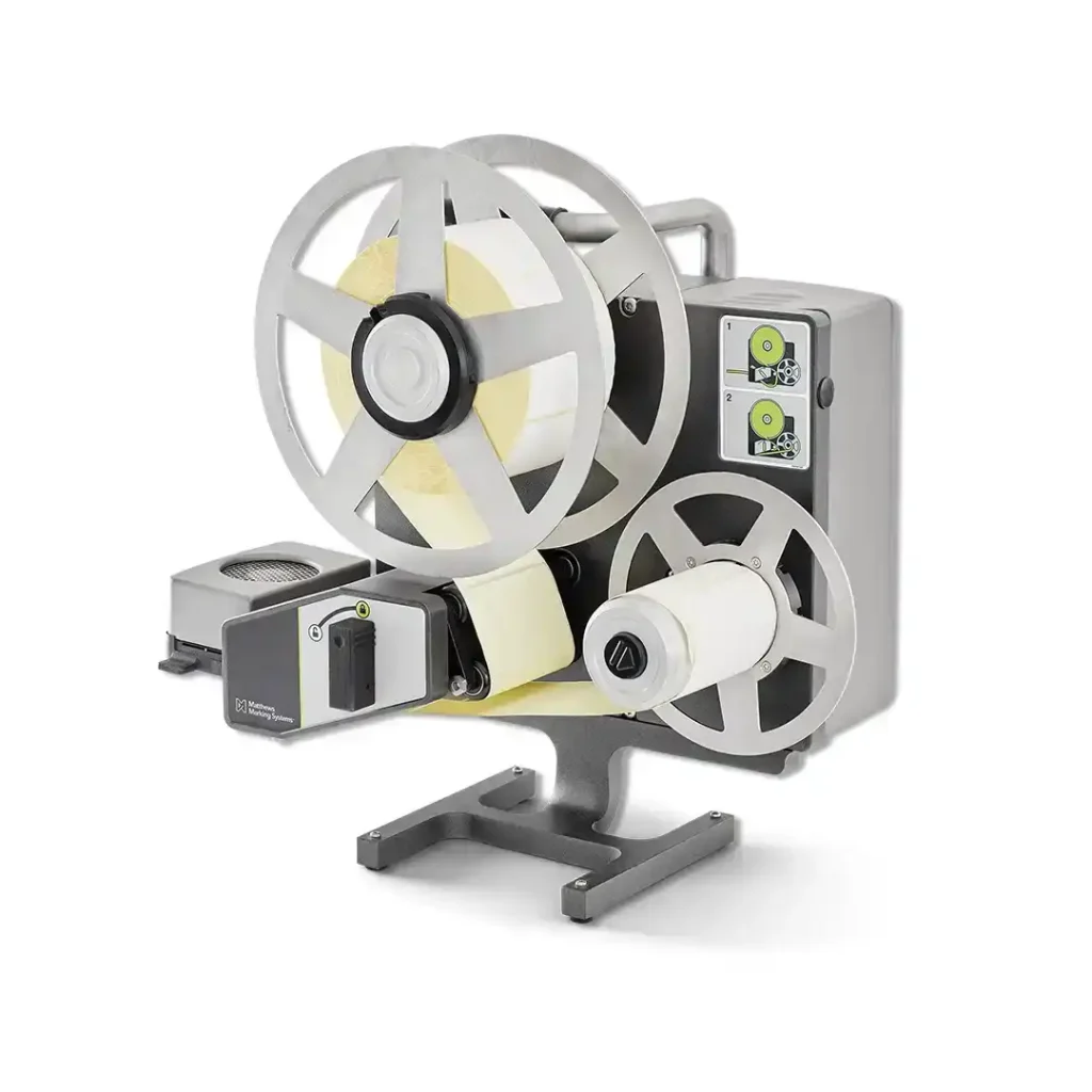 MPERIA A-Series D43 model automated labeling machine.