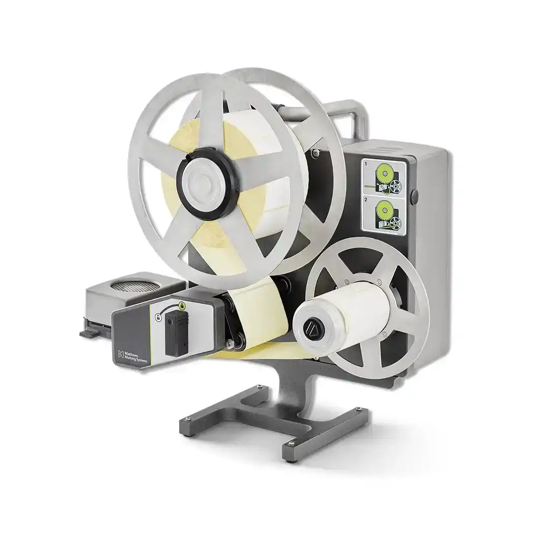MPERIA A-Series D43 model automated labeling machine.