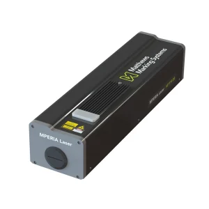 MPERIA CO2 30W laser marking system shown in an angled product view for permanent coding and marking applications.