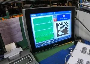 MPERIA showing datamatrix code