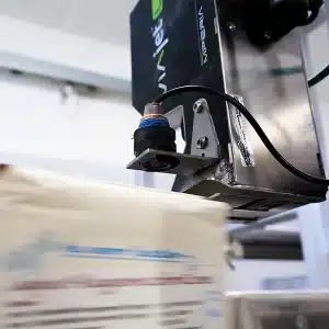 The L-series L12 marking a flour carton on a line Angle 2