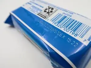 Fiber film laser code marked on flexible food packaging