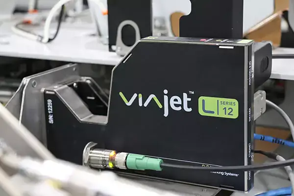 Viajet L-Series, L-12 on the production line at Haley Manufacturing Olympic Fruit.