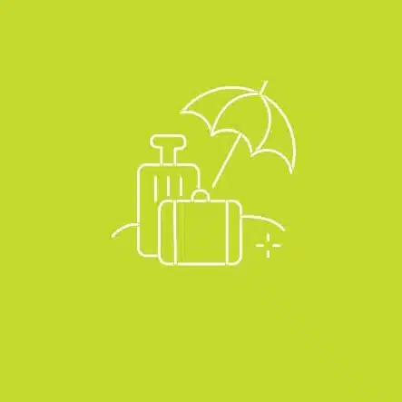 30 days of vacation employee benefit icon