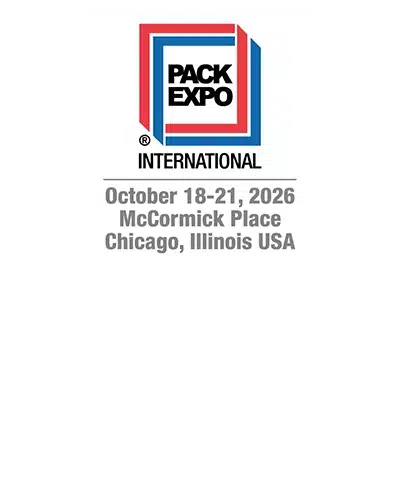Pack Expo International logo for the show at McCormick Place in Chicago, Illinois, USA October 18-21, 2026.
